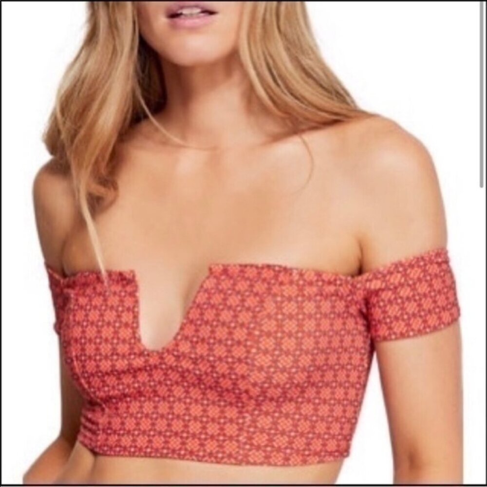 Free People Crop Top tank off shoulder Brami XS Last one!